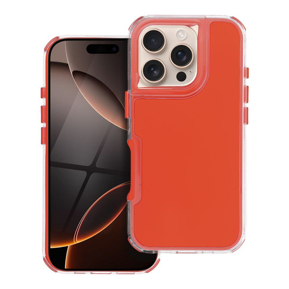 MATRIX viedtālruņa apvalks IPHONE 16 Pro oranžs