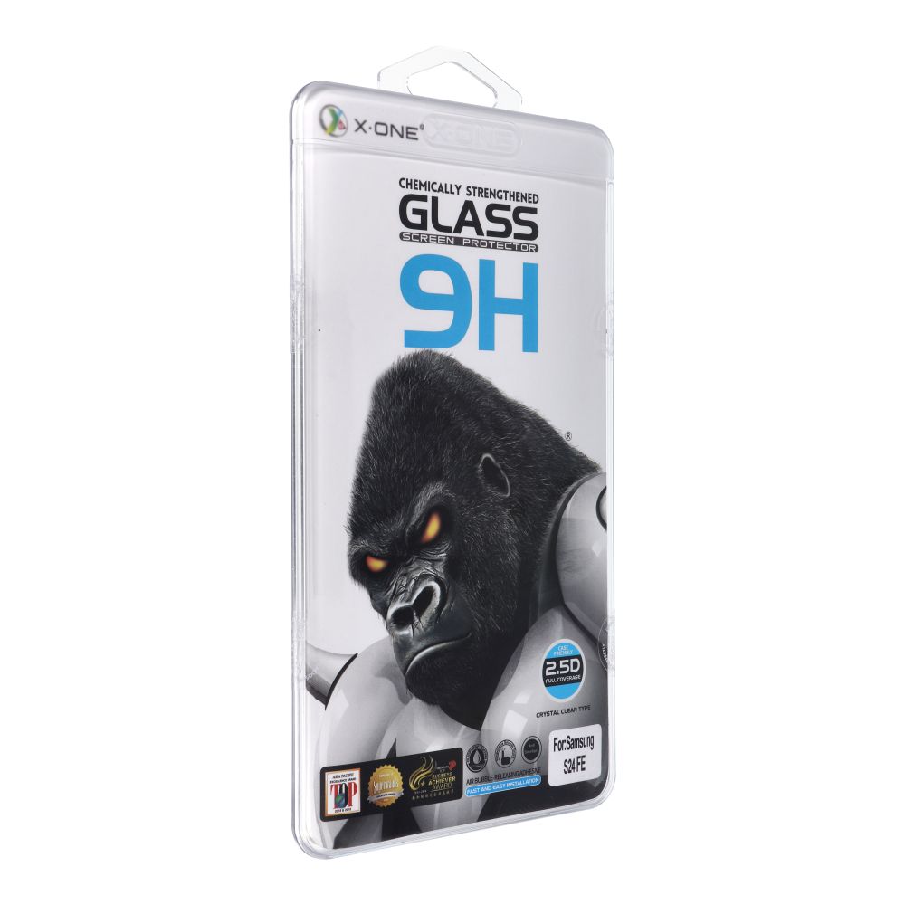 X-ONE Full Cover Extra Strong Crystal Clear - Samsung S24 FE - rūdīts stikls 9H
