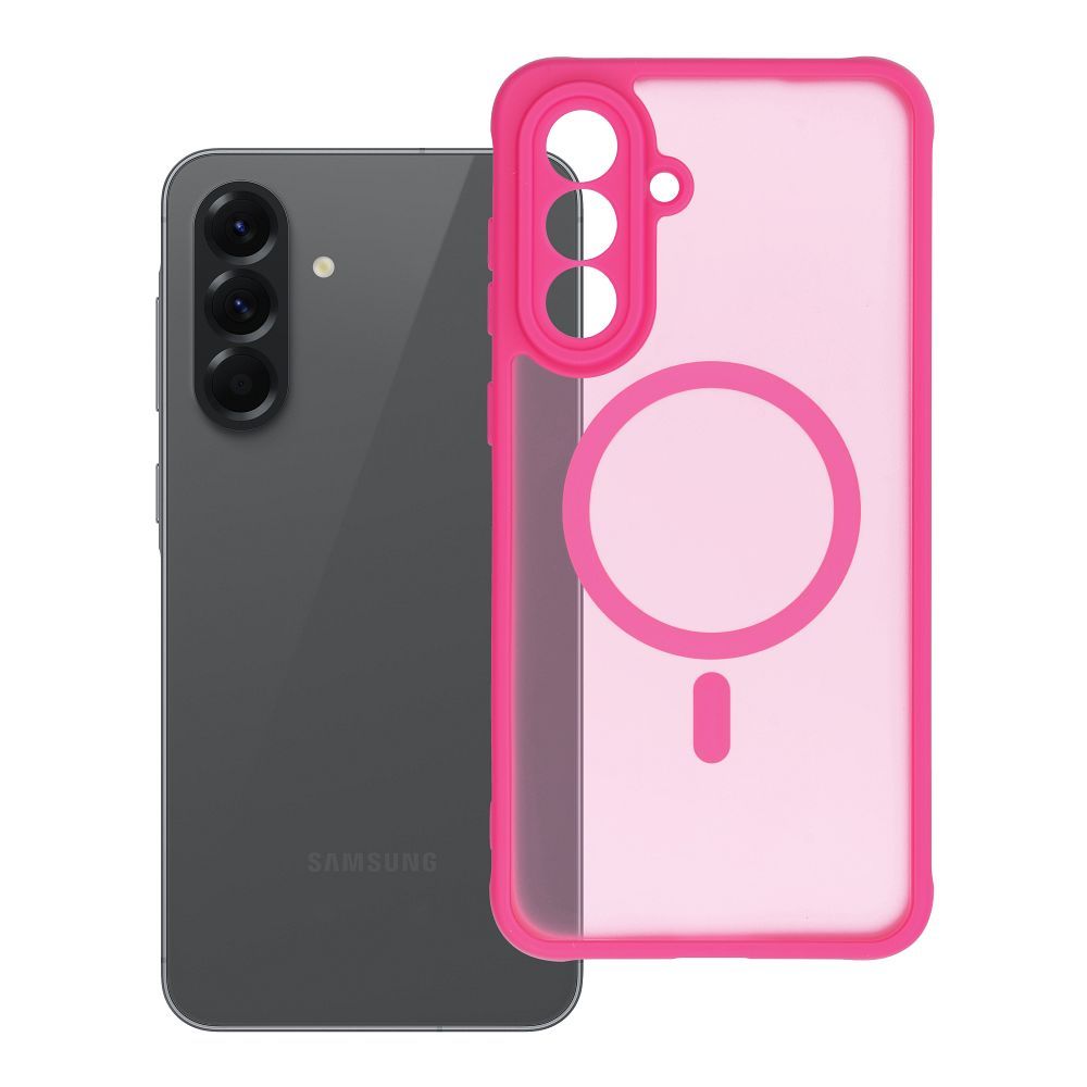 Case for Samsung A56 Full Matte Mag Cover compatible with MagSafe pink