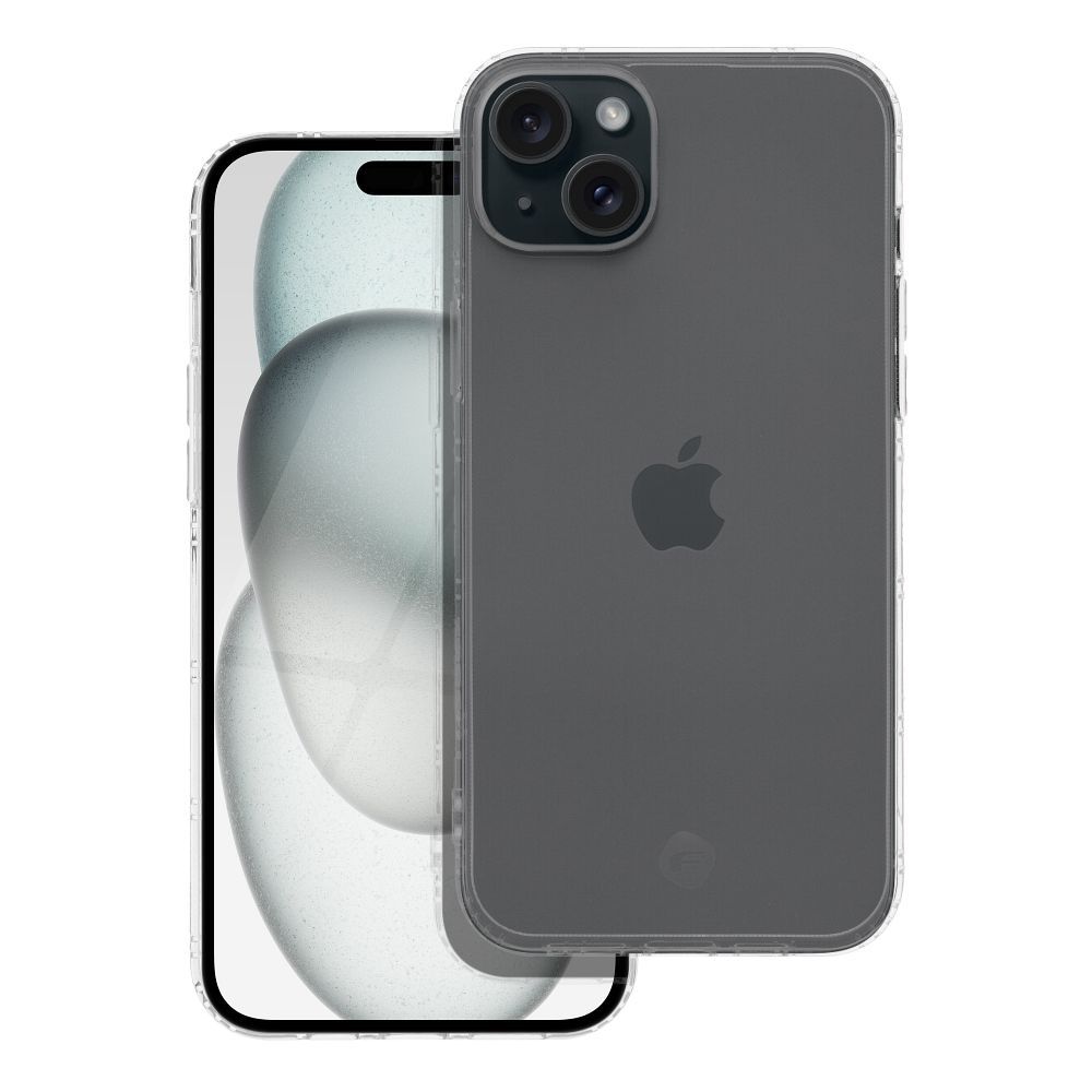 FORCELL F-PROTECT ilgstošs plāns apvalks IPHONE 15 Plus - caurspīdīgs