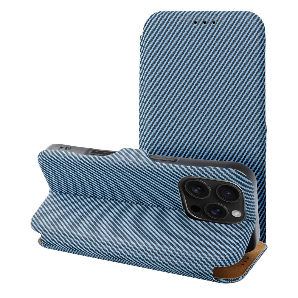 FOLIO Sānu magnētiskais grāmatas apvalks IPHONE 14 PRO MAX zils