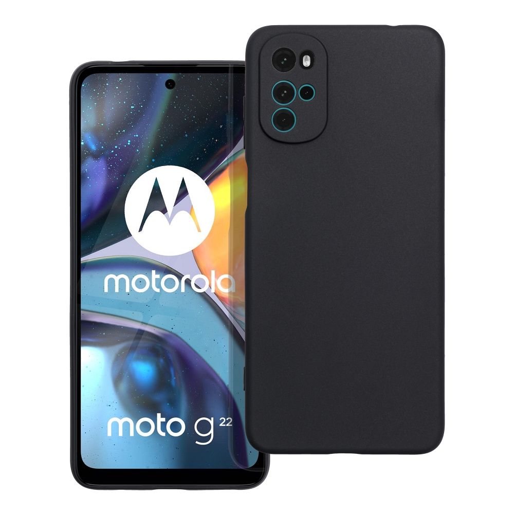 Viedtālruņa apvalks MOTOROLA G22 matēts melns