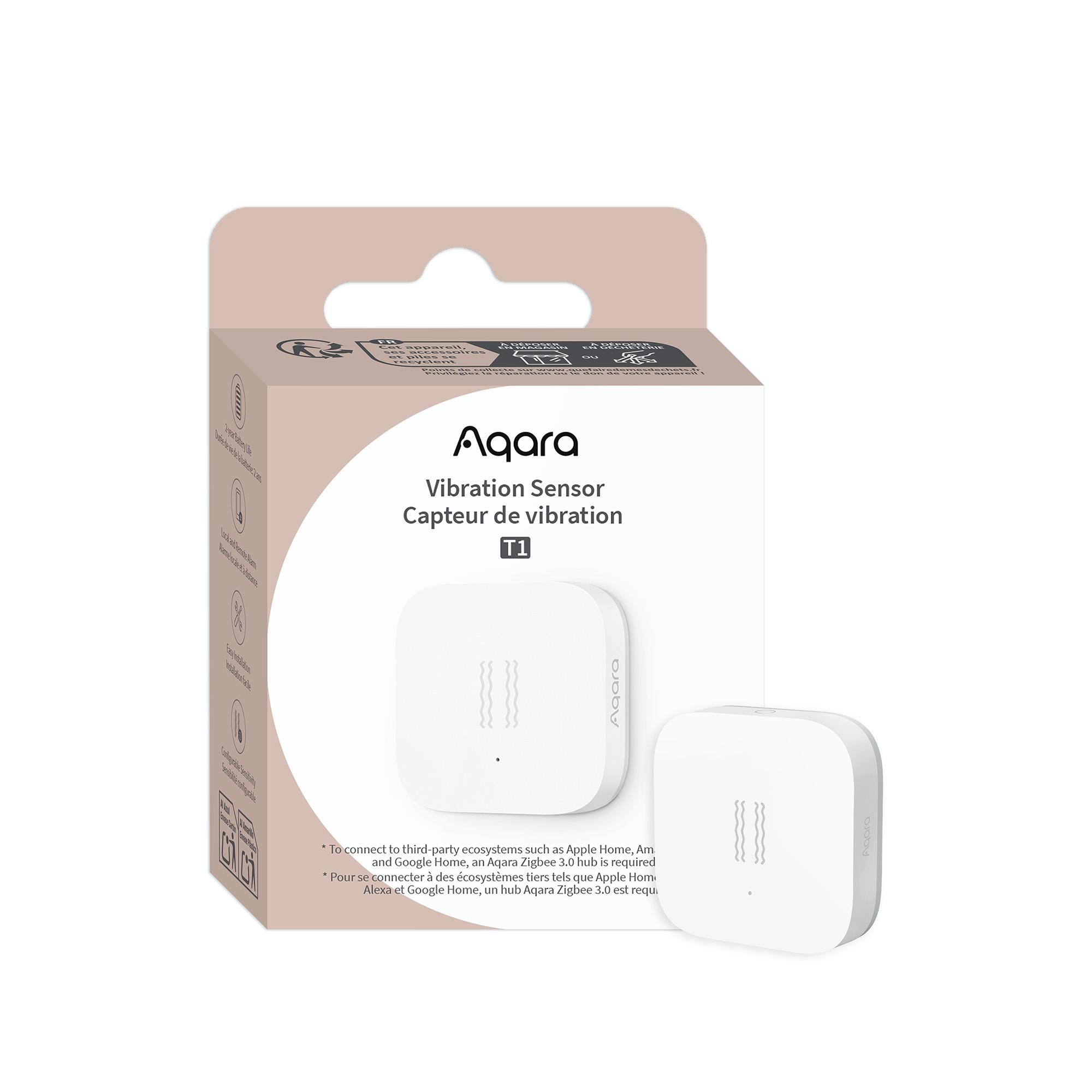 Viedās mājas vibrācijas sensors T1 VB-S01D Aqara