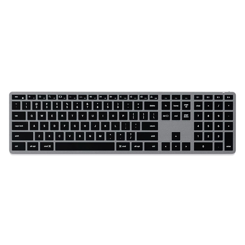Bezvadu tastatūra QWERTY Satechi Slim X3 ST-BTSX3M kosmosa pelēka
