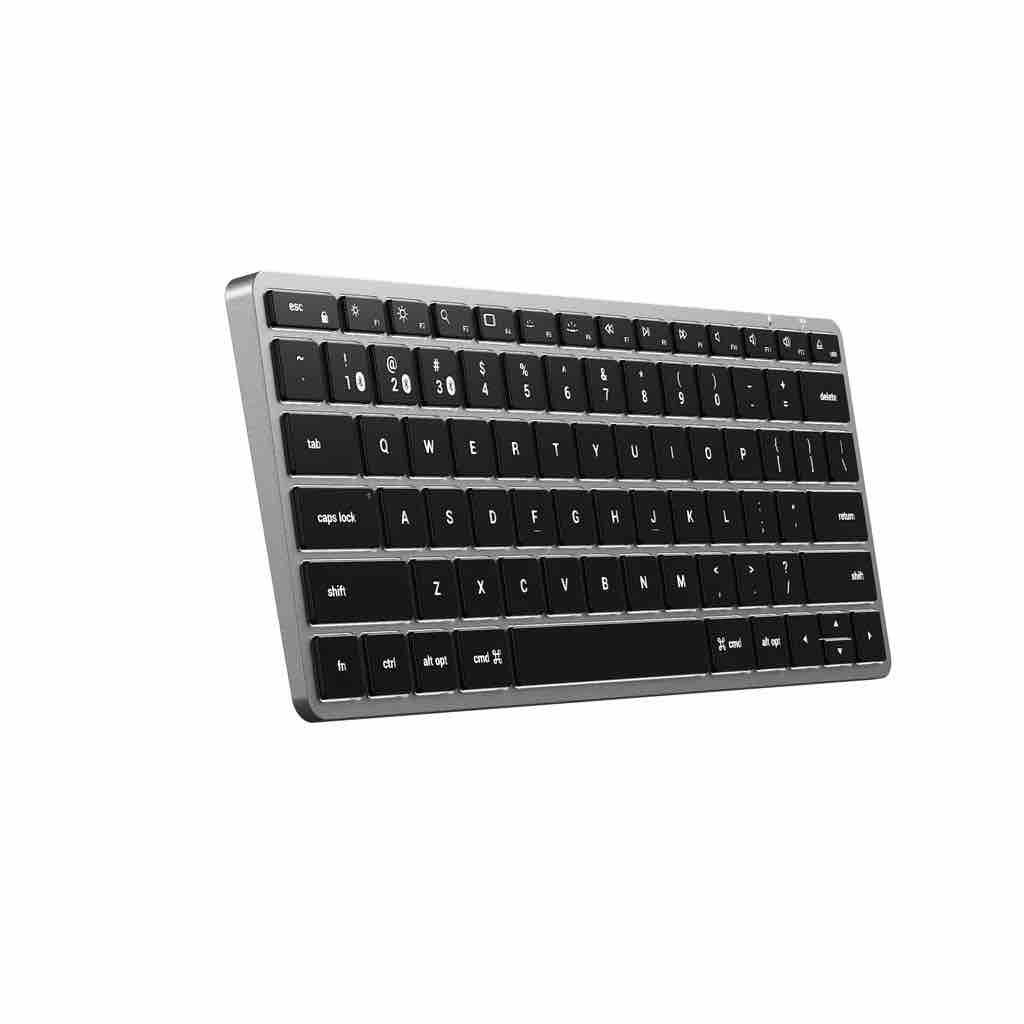 Satechi Slim X1 bezvadu QWERTY tastatūra, ST-BTSX1S, sudraba