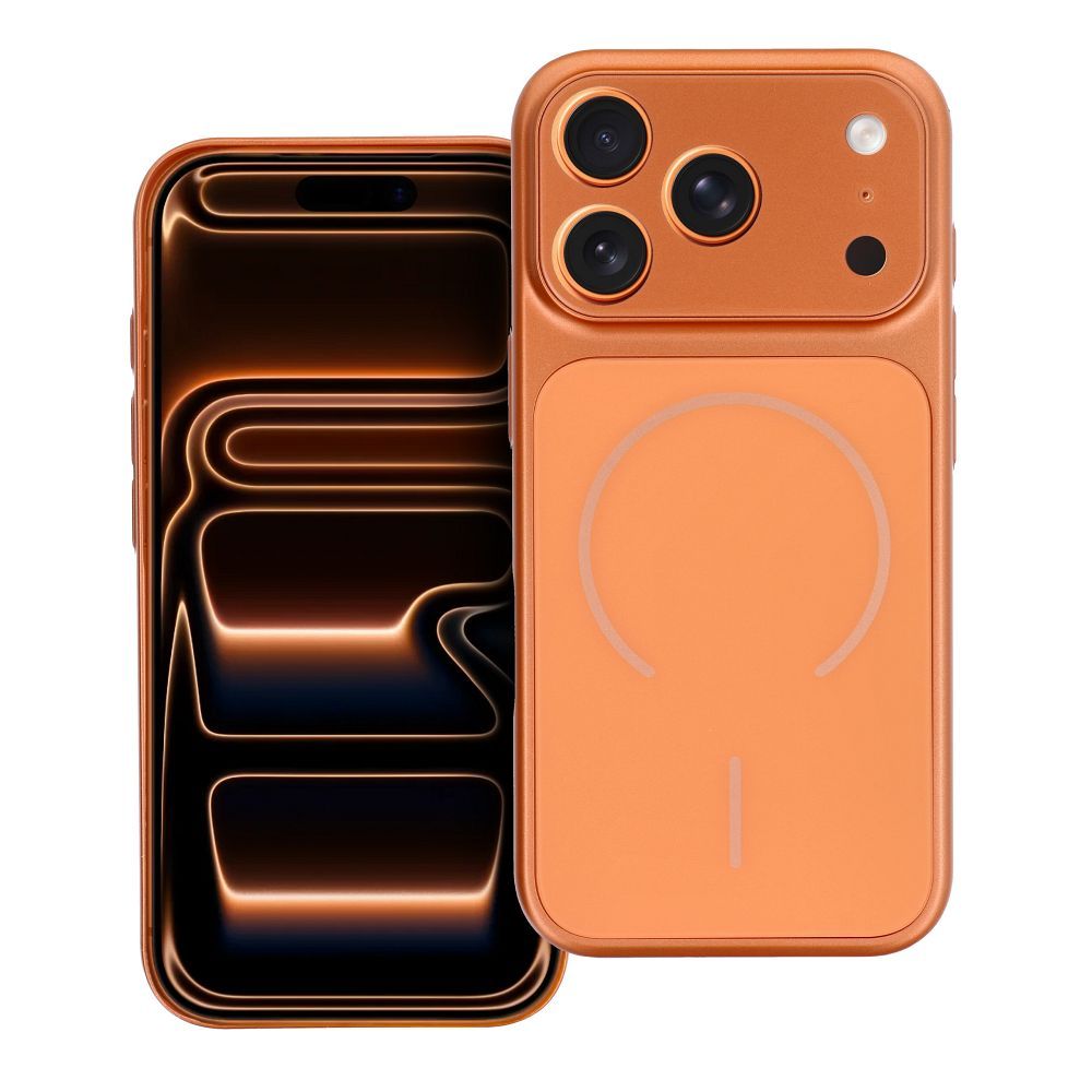 Korpuss MAKE 17 saderīgs ar MagSafe priekš IPHONE 15 Pro Max cosmic orange