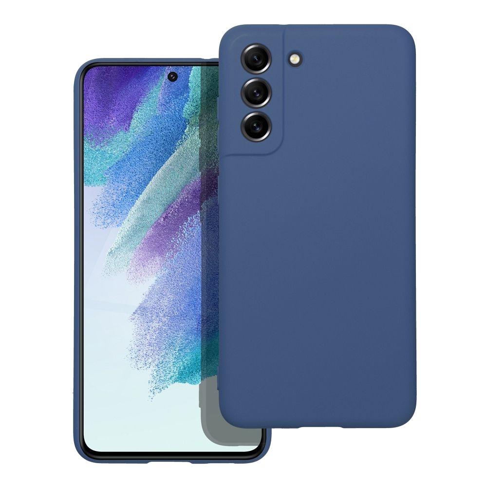 Viedtālruņa silikona apvalks SAMSUNG S21 FE - zils