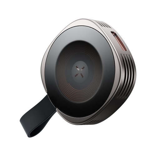 Bezvadu lādētājs Essager "Moon" melns 15W (Apple Watch)