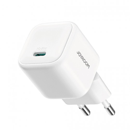 Lādētājs Joyroom TCG08 balts GaN (USB-C / 20W)