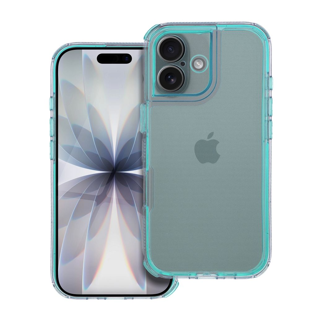 MATRIX CLEAR viedtālruņa apvalks IPHONE 17 piparmētru