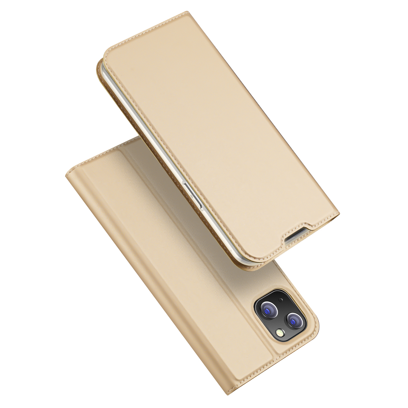 Dux Ducis Skin Pro holster flip vāciņš iPhone 14 Plus - zelta krāsā