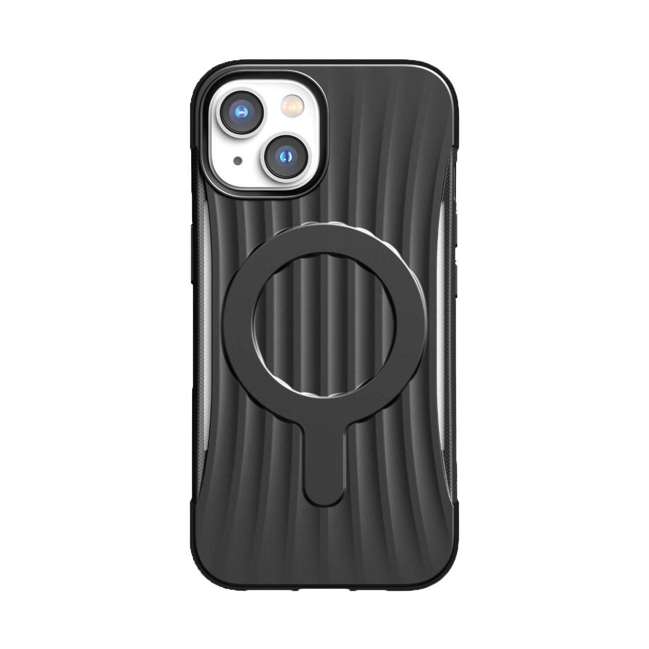 Raptic X-Doria Clutch viedtālruņa apvalks iPhone 14 Plus ar Magnētisko melnu aizmugurējo pārklājumu