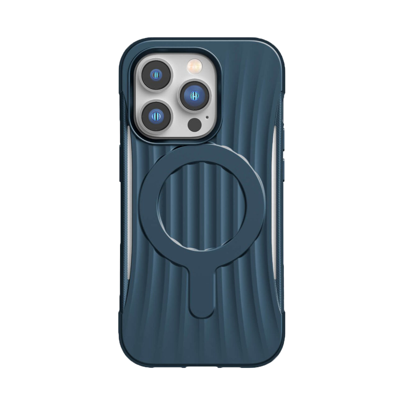 Raptic X-Doria Clutch viedtālruņa apvalks iPhone 14 Pro Max ar Magnētisko zilu aizmugurējo pārklājumu