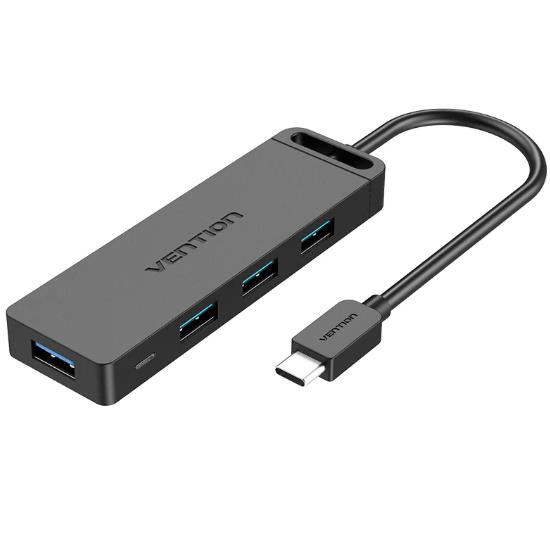 USB-C centrmezgls 5-in-1 0.15m Vention
