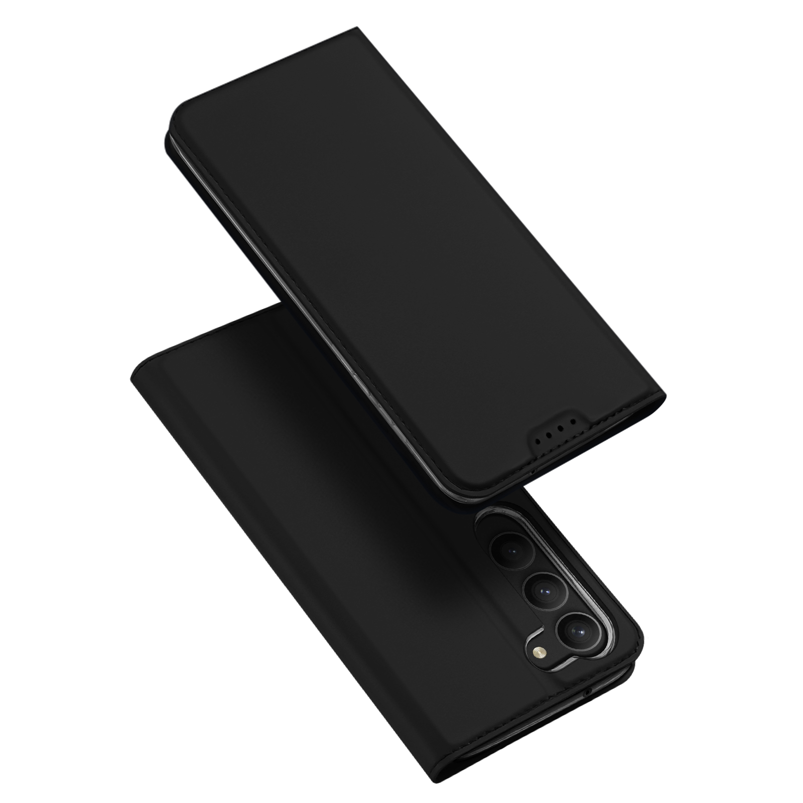 Чехол Dux Ducis Skin Pro для Samsung Galaxy S23+ флип-крышка карточка бумажник подставка черный