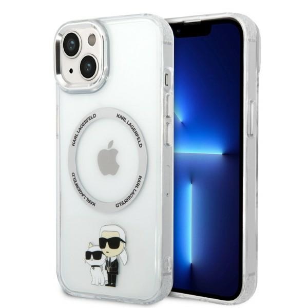Karl Lagerfeld KLHMP14MHNKCIT iPhone 14 Plus 6.7" kietais apvalks caurspīdīgs