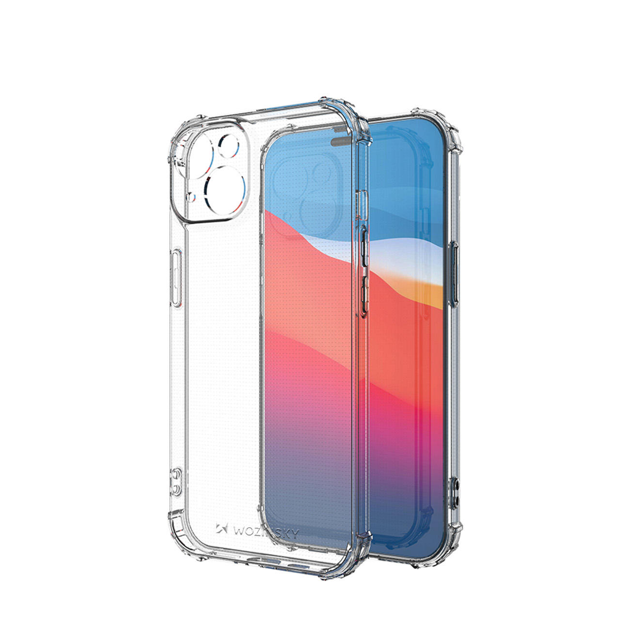 Wozinsky Anti Shock viedtālruņa apvalks iPhone 14 Plus caurspīdīgs caurspīdīgs apvalks