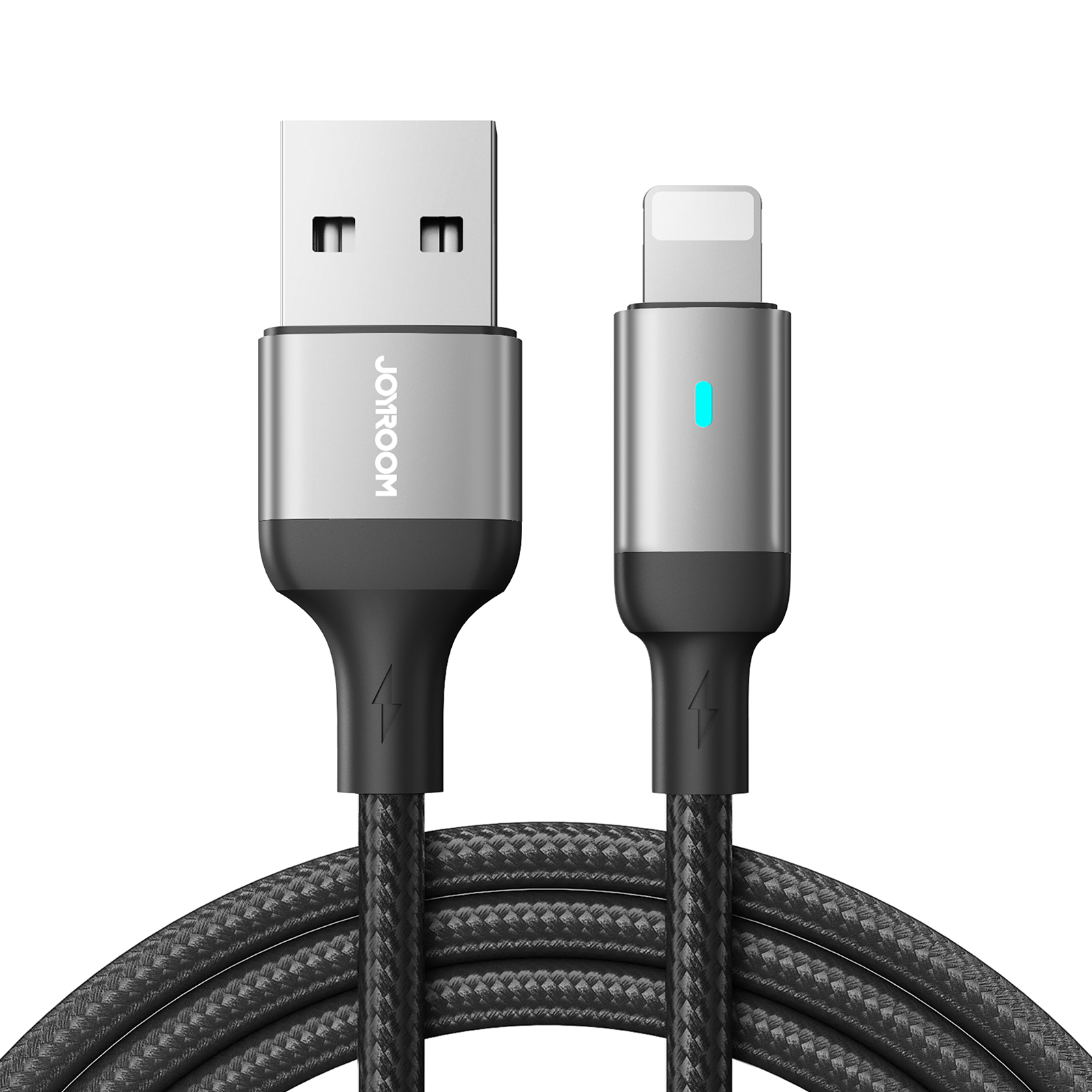 Joyroom Extraordinary Series A10 USB-A / Lightning 2.4A kabelis 1.2 m - melns