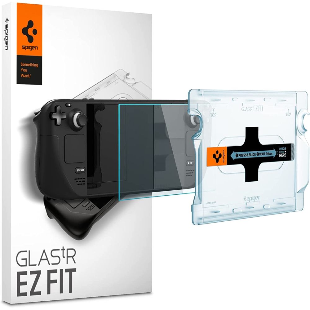 Spigen Glas.tR EZ Fit закалённое стекло для Steam Deck