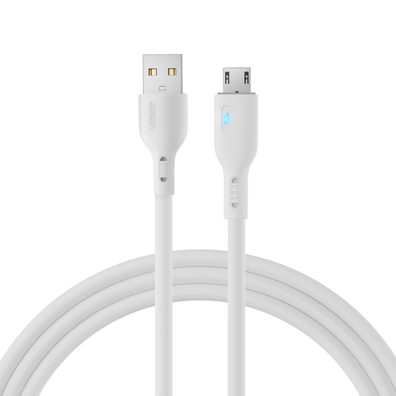 Joyroom Premium Series A13 USB-A / micro USB 2.4A 2 m kabelis - balts