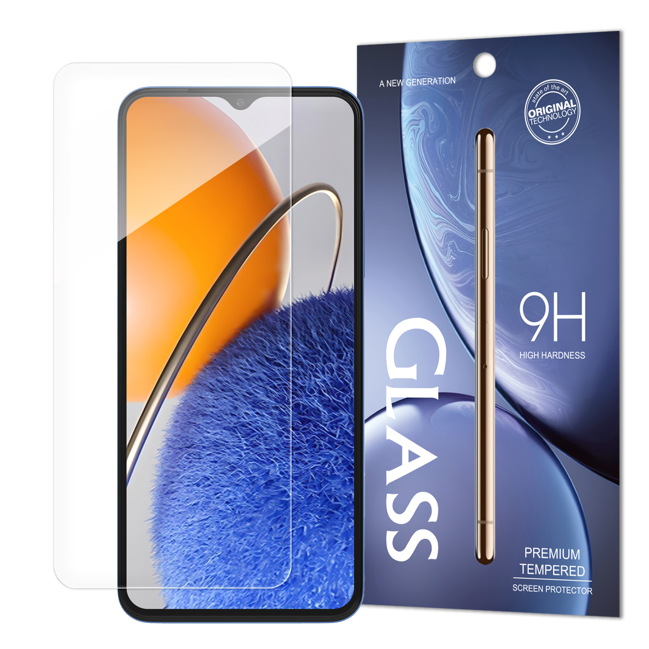 Standarta rūdītais stikls rūdītā stikla apvalks Huawei nova Y61 9H