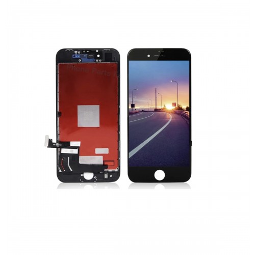 LCD displejs saderīgs ar iPhone 8 / SE2 melns (Copy / Standard Quality)