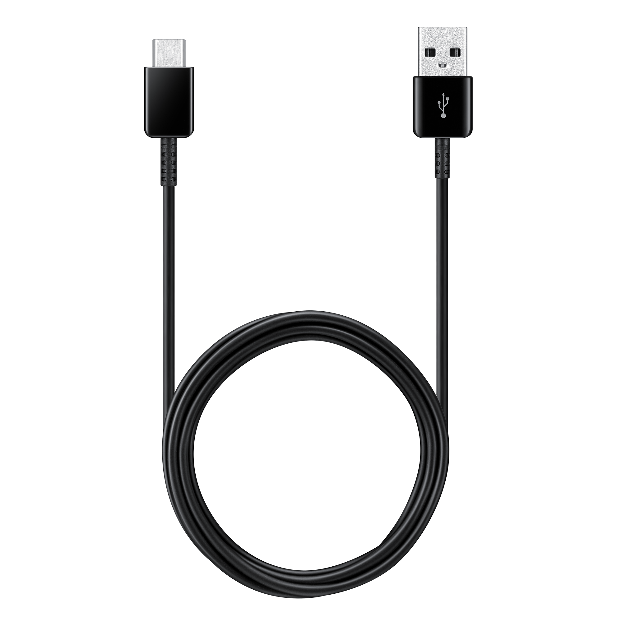 Samsung USB C kabelis 480Mbps 5A 1.5m (EP-DG930MBEGWW) - melns (komplekts, 2 gab.)