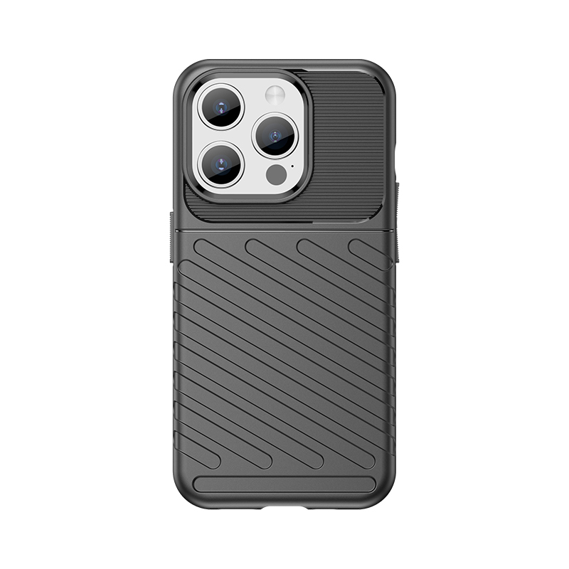 Armored iPhone 15 Pro Thunder vāciņš - melns