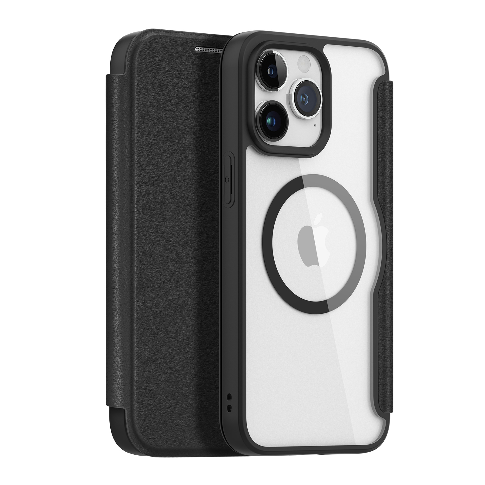 Dux Ducis Skin X Pro Magnētiskais Atveramais MagSafe apvalks iPhone 15 Pro - melns