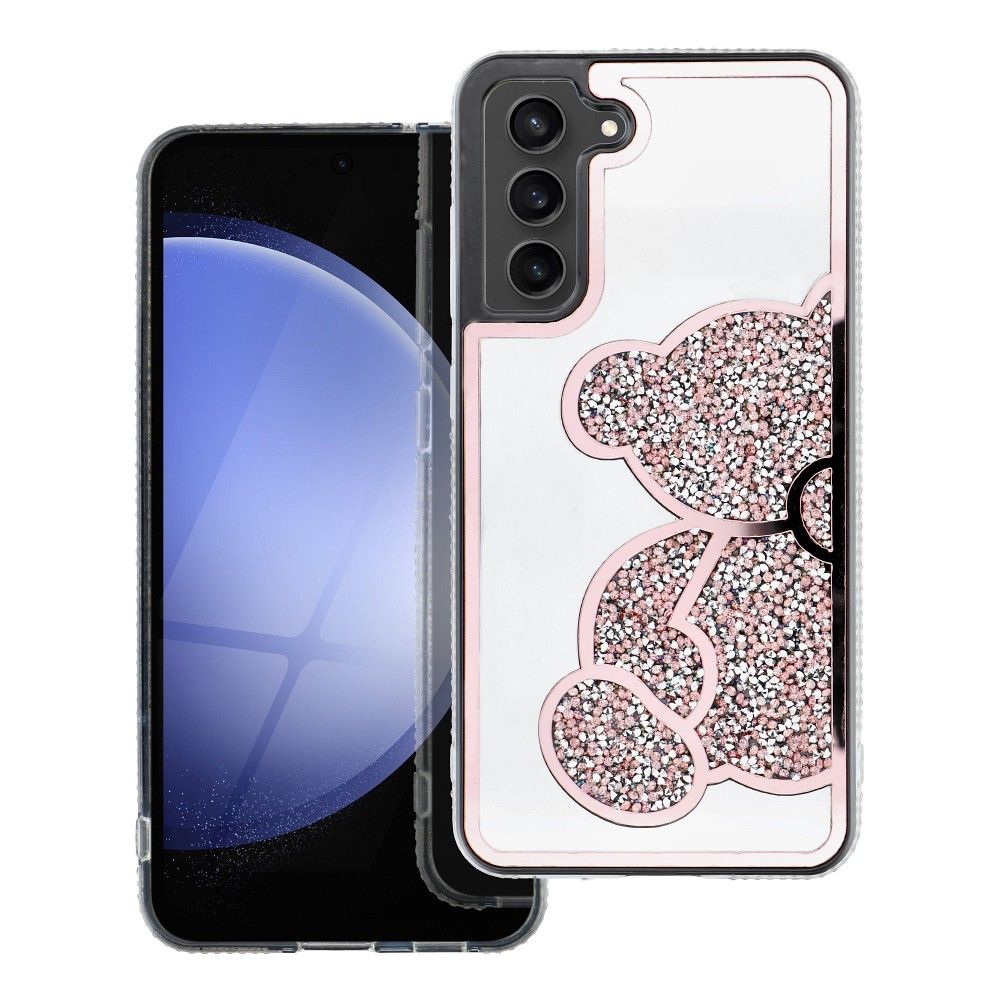 TEDDY BEAR Korpuss priekš SAMSUNG A37 5G rozā krāsā