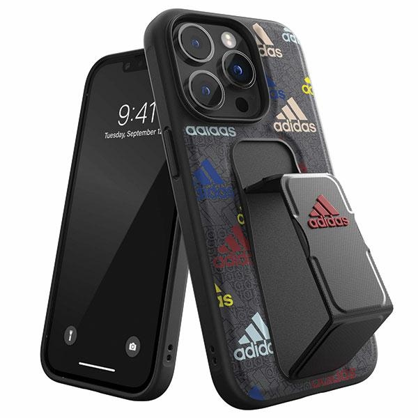 Adidas SP Viedtālruņa apvalks Grip iPhone 14 Pro melns/melns/krāsains 50251