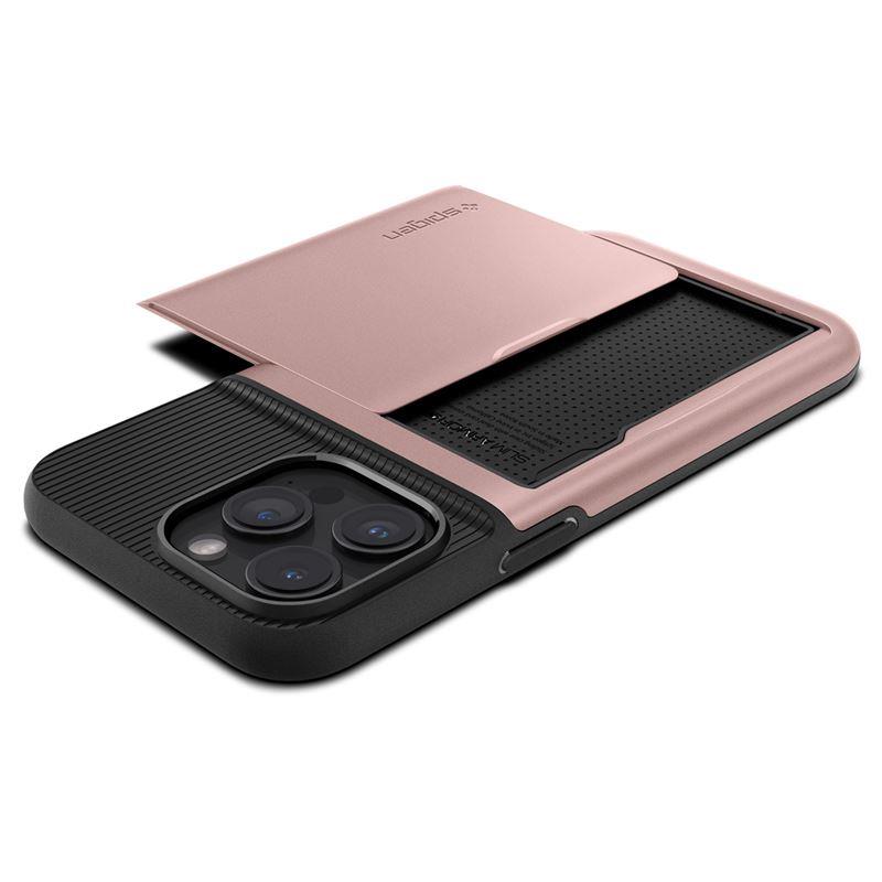 Spigen Slim Armor CS viedtālruņa apvalks iPhone 15 Pro Max - rozā