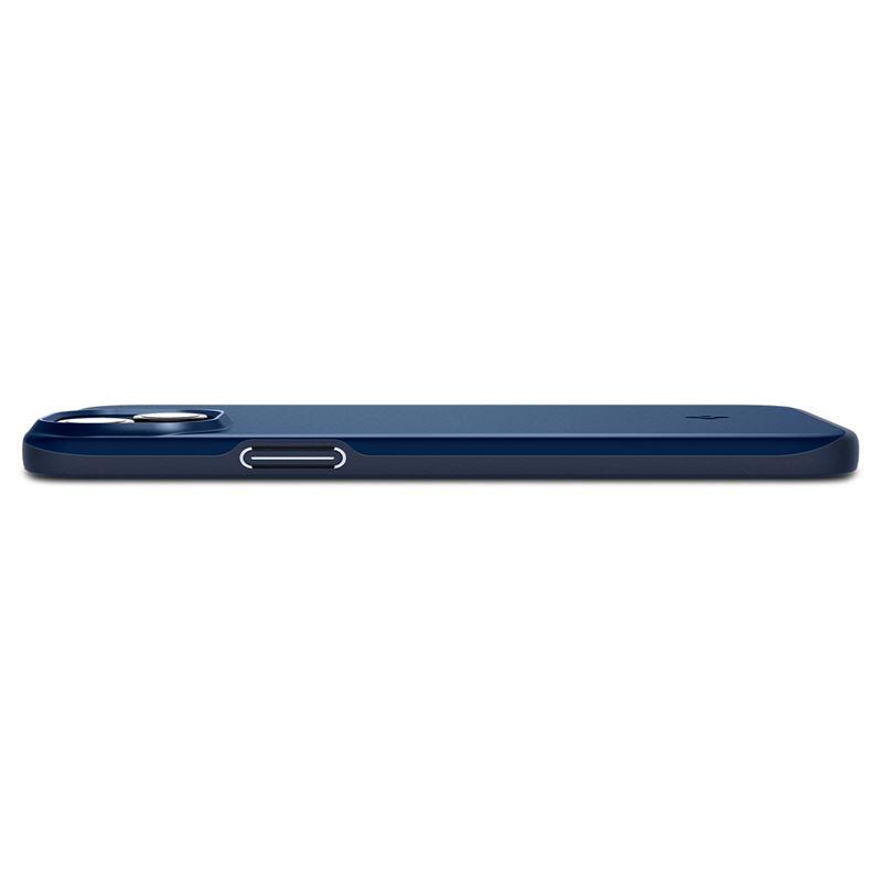 Spigen Thin Fit viedtālruņa apvalks iPhone 15 Plus - zils