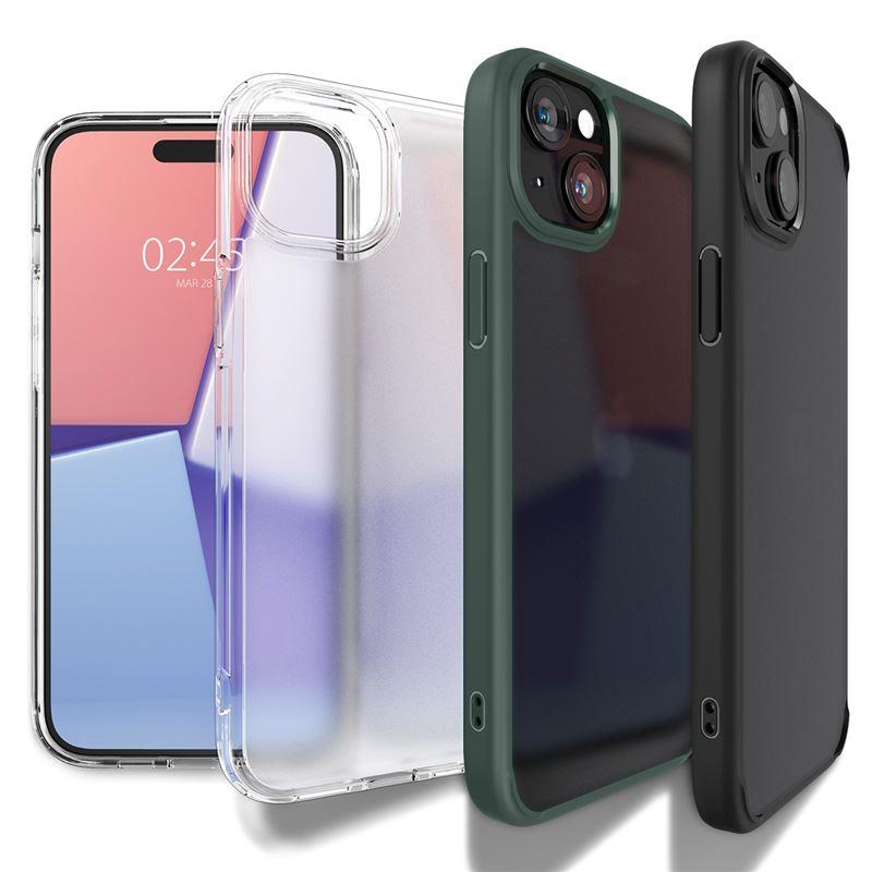 Spigen Ultra Hybrid viedtālruņa apvalks iPhone 15 Plus - bēšs