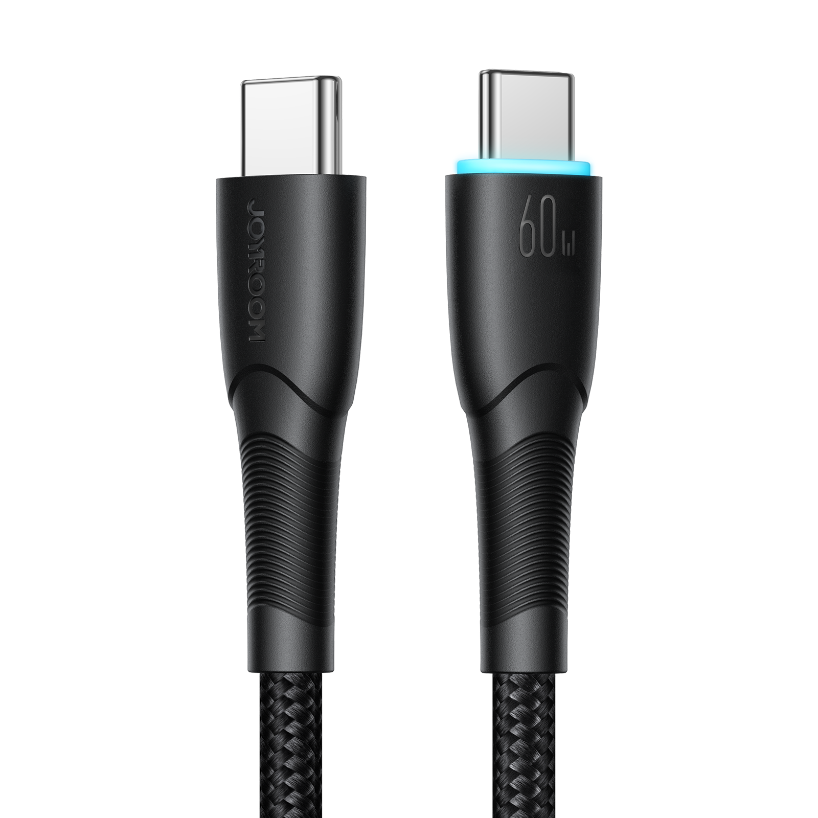 Joyroom Starry Series SA32-CC3 USB-C / USB-C kabelis 60W 1 m - melns