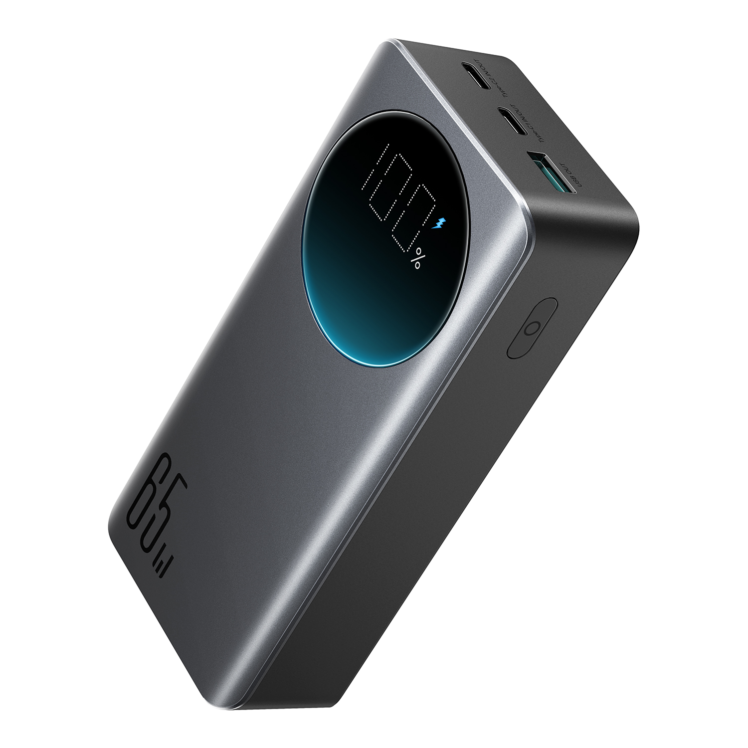 Joyroom 30000mAh 65W внешний аккумулятор с цифровым дисплеем (JR-PBF05) - чёрный