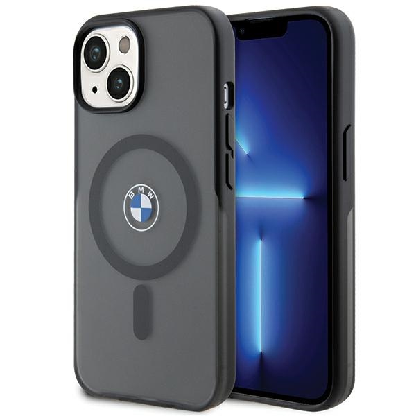 BMW IML Signature magnētiskais viedtālruņa apvalks iPhone 15 - melns