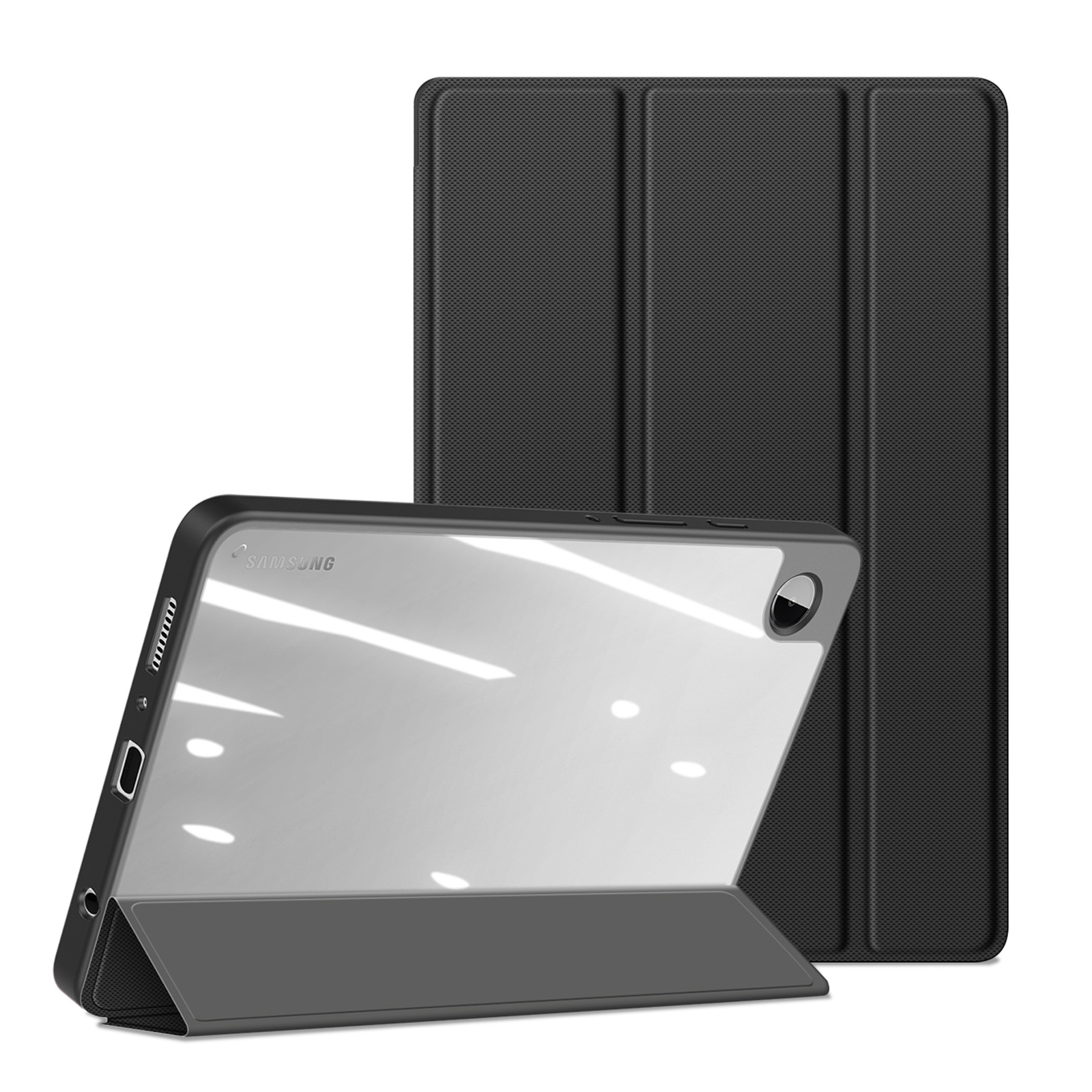 Dux Ducis Toby apvalks ar flip statīvu Samsung Galaxy Tab A9 8.7'' - melns