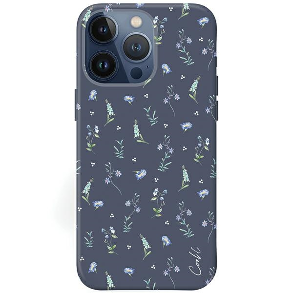 Uniq Coehl Prairie viedtālruņa apvalks iPhone 15 Pro - tumši zila