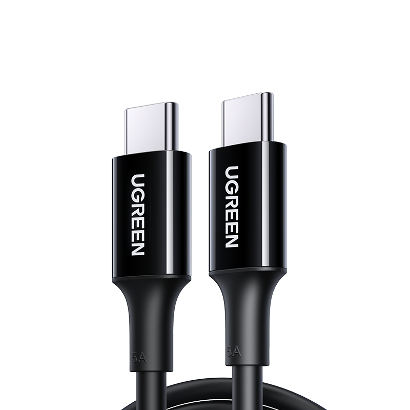 Ugreen US300 USB-C / USB-C 480Mb/s 5A 2m kabelis - melns
