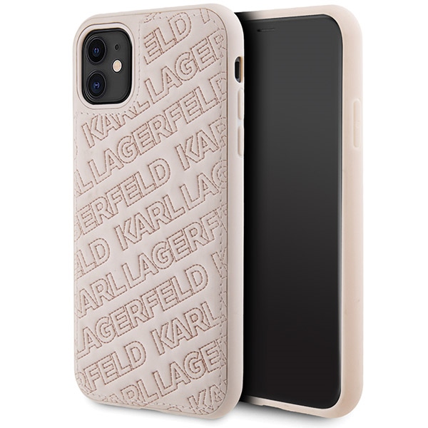 Karl Lagerfeld Quilted K Pattern чехол для iPhone 11 / Xr - розовый