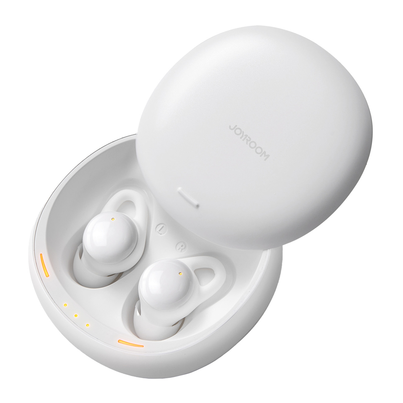 TWS Joyroom JR-TS2 Cozydots Series bezvadu austiņas ar aktīvo trokšņu slāpēšanu, Bluetooth 5.3 - baltas