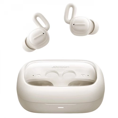 Bezvadu austiņas Joyroom JR-TS1 baltas (Bluetooth 5.3 / trokšņa slāpēšana)