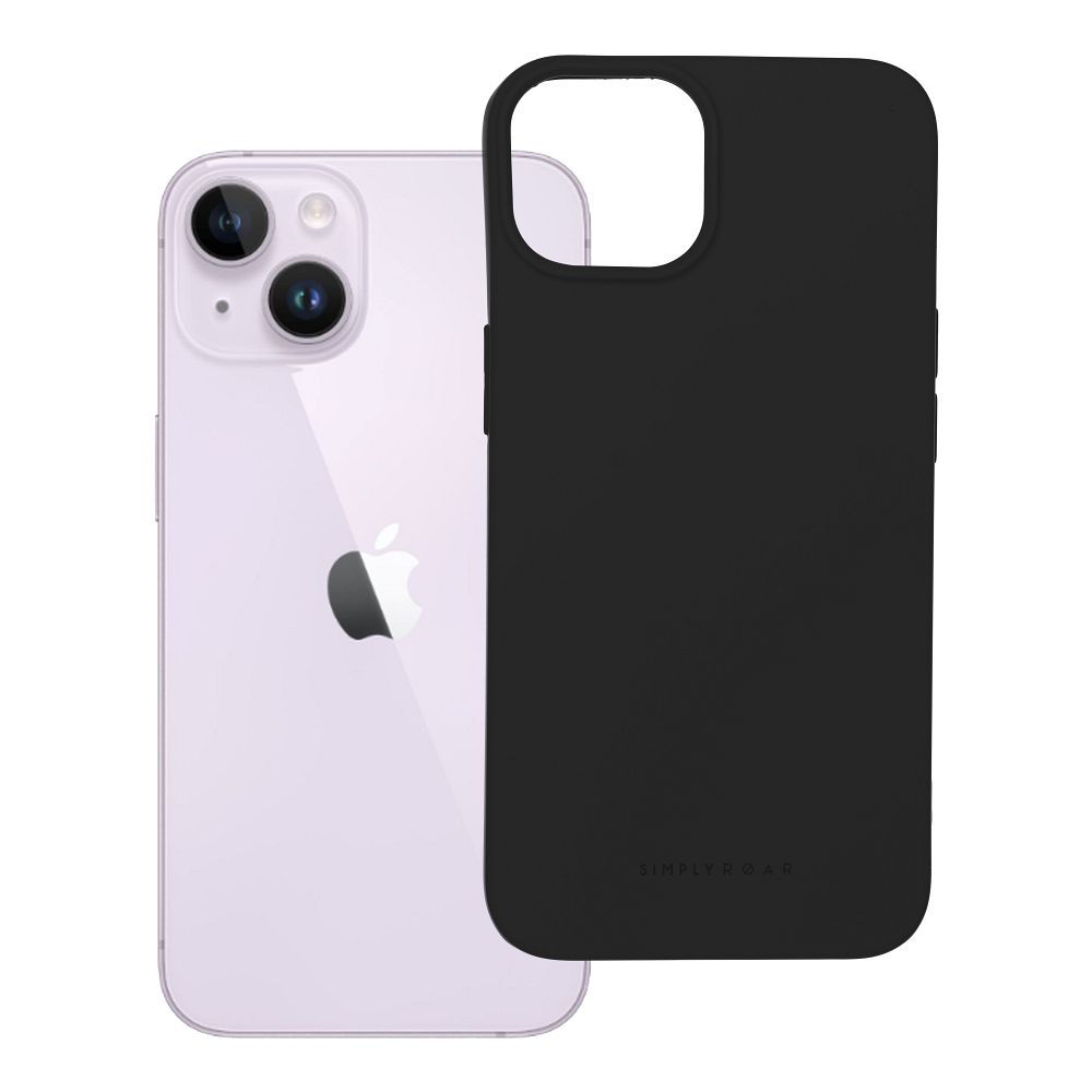ROAR SPACE viedtālruņa apvalks iPhone 14 melns