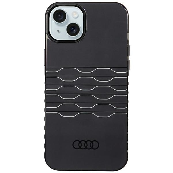 Audi IML MagSafe viedtālruņa apvalks iPhone 15 Plus / 14 Plus - melns