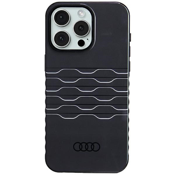 Audi IML MagSafe viedtālruņa apvalks iPhone 15 Pro Max - melns