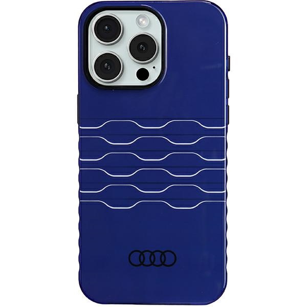 Audi IML MagSafe viedtālruņa apvalks iPhone 15 Pro Max - zils