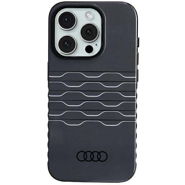 Audi IML MagSafe viedtālruņa apvalks iPhone 15 Pro - melns