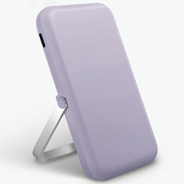 Magnētiskais portatīvais lādētājs Uniq Hoveo 5000mAh USB-C 20W PD (violets)