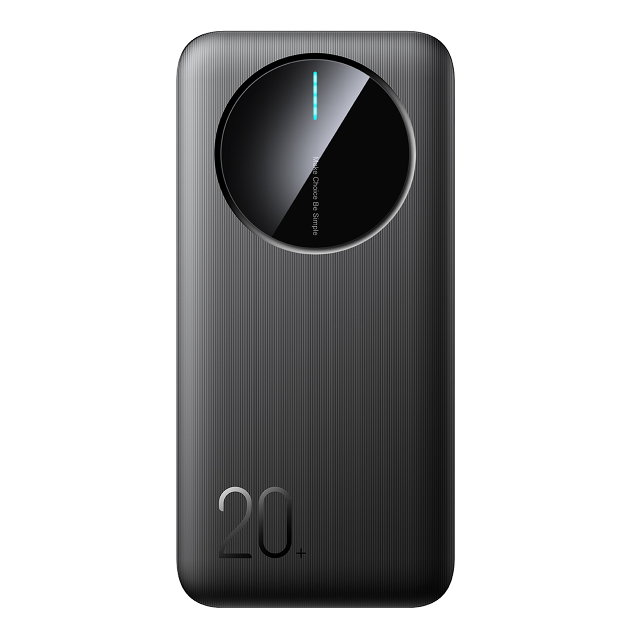 Portatīvais lādētājs Joyroom JR-PBF14 2.4A LED 20000mAh (melns)